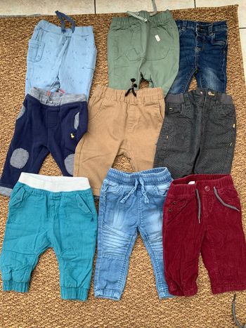 Lot pantalons 6 mois