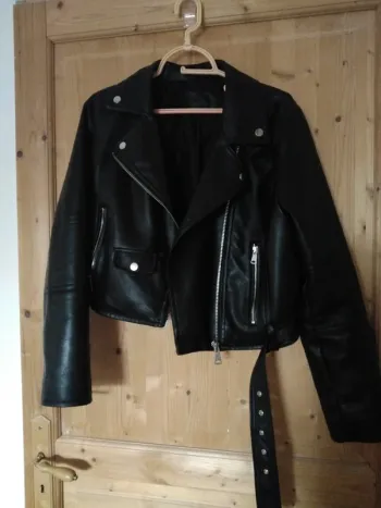 Blouson Cuir Perfecto Jeune fille