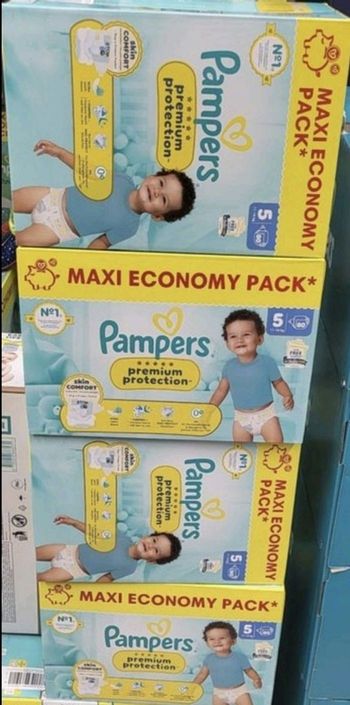 Couches pampers premium protection T5