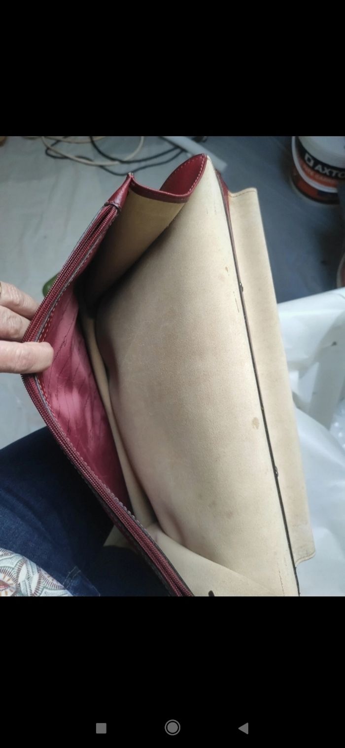 Mallette en cuir Gérard Henon - photo numéro 5