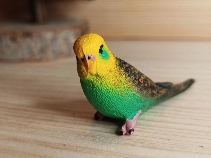 Figurine oiseau perruche verte Animal de la campagne