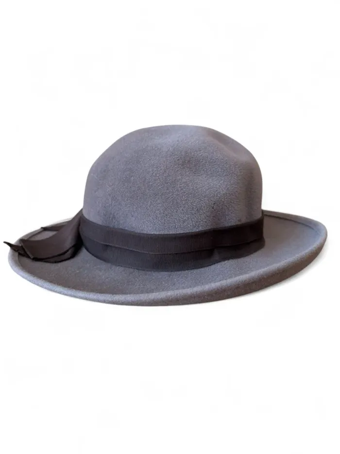 Chapeau Cloche Vintage Fléchet Paris en Feutre - Excellent état - Unisexe - photo numéro 3