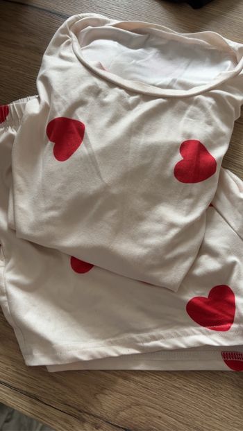 Pyjama motif à cœur