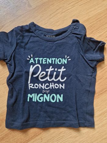 T-shirt 3 mois
