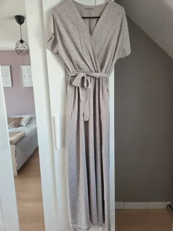 Robe longue motifs fleurs