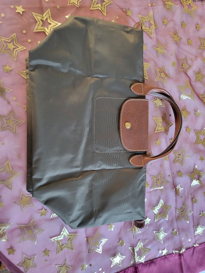 Sac à main ou l épaule brillante marron/ kaki - photo numéro 6