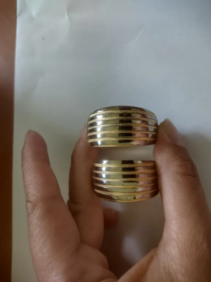Paire Créole clips vintage - photo numéro 2