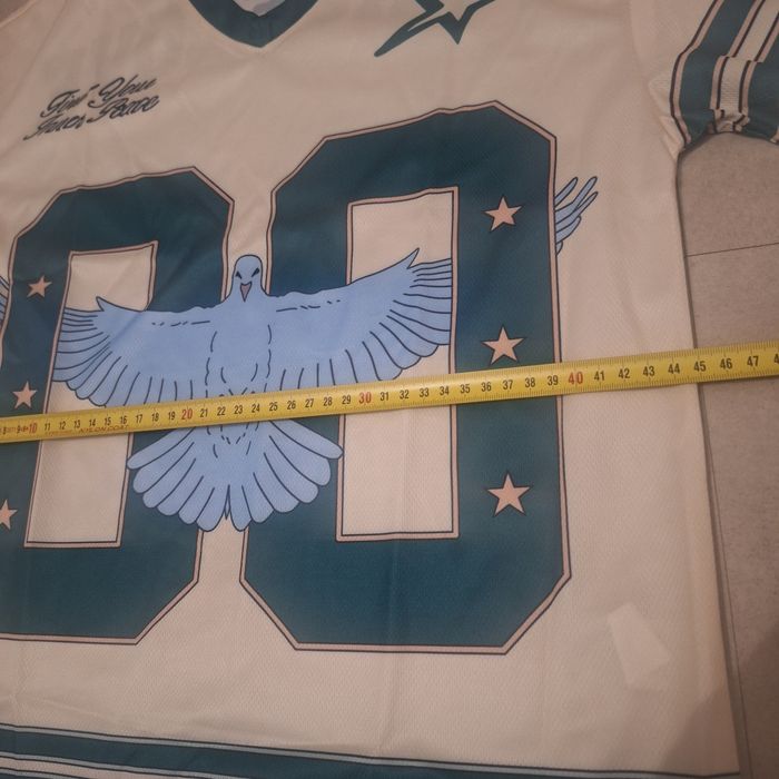 Maillot Peacelove 🇨🇵 Y2K Rétro Graphic 90s-2000s - Taille 🇨🇵 Streetwear Unisexe Oversize - photo numéro 5