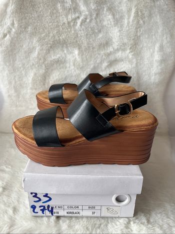 Sandales noires pointure 37