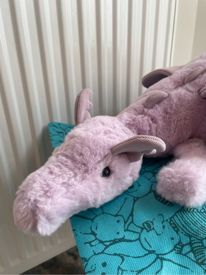 Peluche JELLYCAT LAVANDER DRAGON LARGE 💜 - photo numéro 6