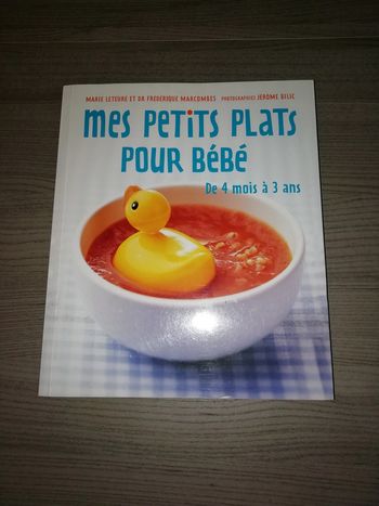 Livre recette bébé neuf