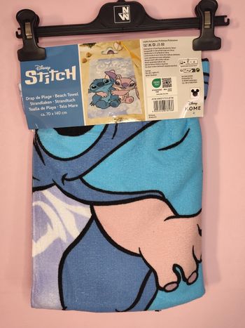 Serviette de plage Disney Stitch - 140cm - Neuf