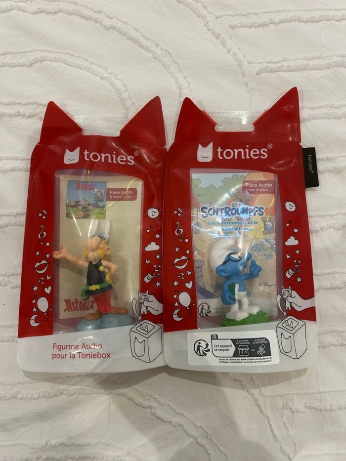 LOT TONIES ASTÉRIX + SCHTROUMPFS