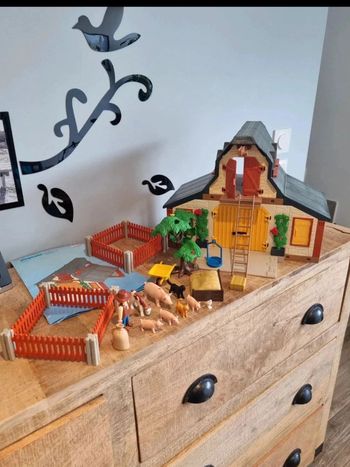 Jeu de construction playmobil la ferme 3072