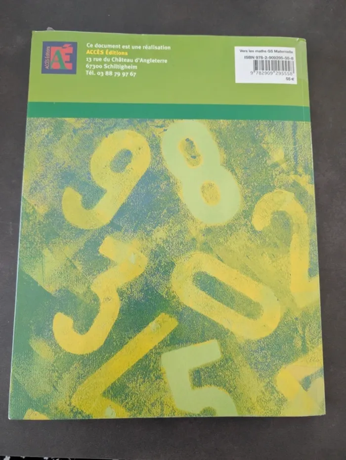 Vers les maths Grande section Editions Accès - photo numéro 2