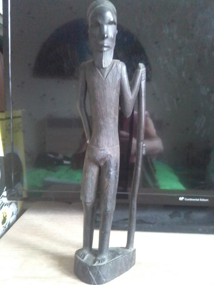 Ancienne statuette de patriarche d'Antioche