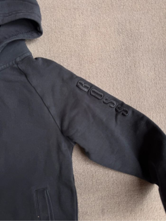 Gilet hugo boss capuche noir - photo numéro 2