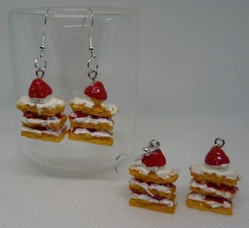 Boucles d'oreilles Mille-feuille