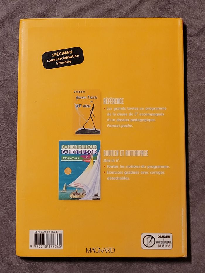 Français, 3e - Avec 300 activités, livre de l'élève Randanne - photo numéro 2