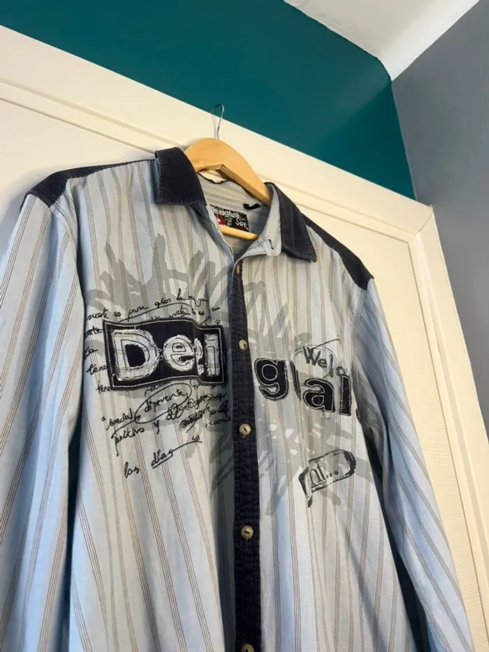 🔹 Chemise Bleue – Desigual 🔹 - photo numéro 4