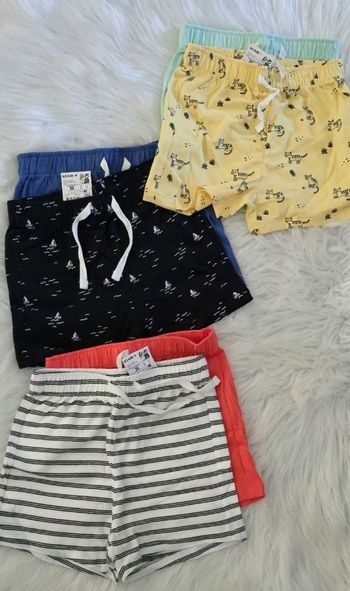 NEUFS (non portés) 🏷🥰😍💙 lot six shorts 36mois garçon 💙😍🥰