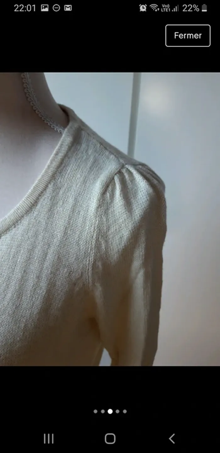 Robe pull Vero Moda torsades - photo numéro 3