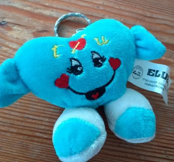 Porte clés peluche coeur