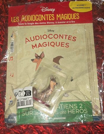 Audioconte magique altaya livre et figurine Les 102 dalmatiens sur la trace des héros 89