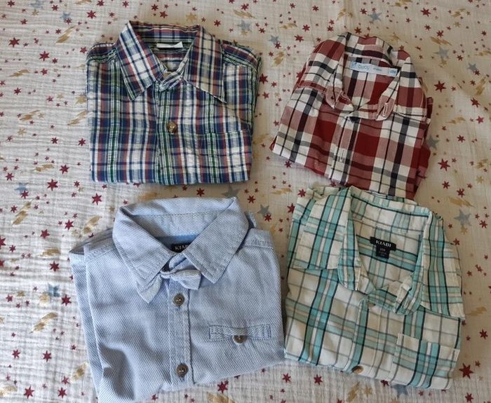 Lot de 4 chemises 18 mois