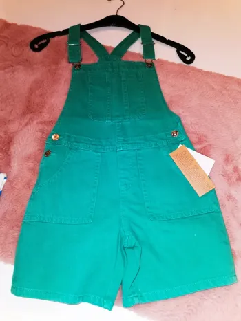 Salopette 10 ans verte