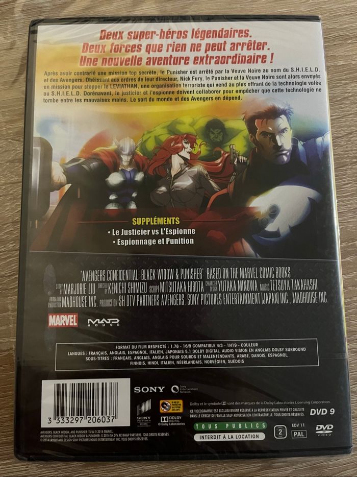Dvd Avengers confidential - photo numéro 2