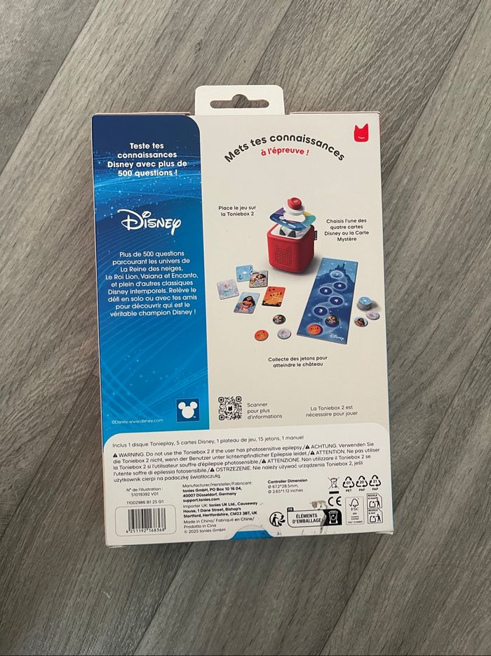 Tonie Play coffret Le grand quiz  Disney Tonies - photo numéro 2