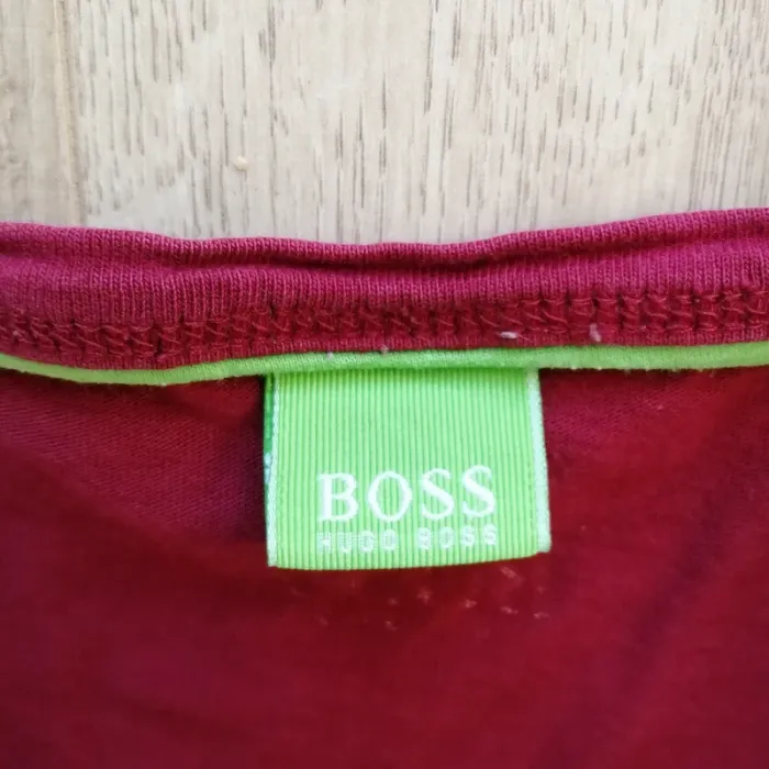 Boss by Hugo Boss T-Shirt Exclusive Y2K Homme bordeaux Collection Luxewear (Taille L) - photo numéro 3