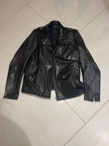 Veste Cuir vachette Homme Sandro T.M