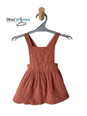 Robe d’été à bretelles en gaze de coton - Kiabi 6 mois