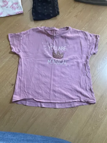 Tee shirt tex fille 9/10 ans
