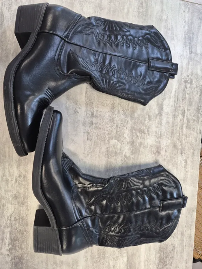 Botte Santiag cow boy smili cuir