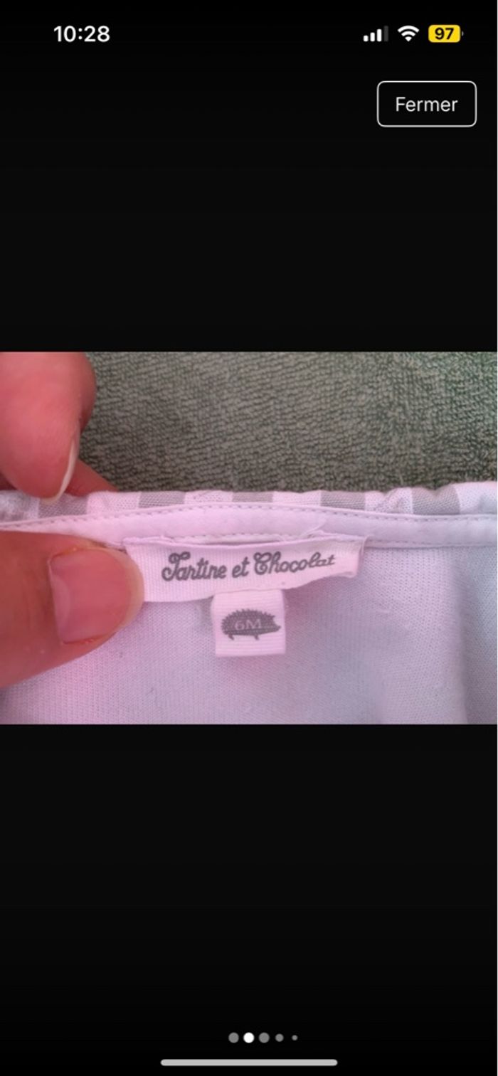 Pyjama Dors bien Ourson NEUF - collection Tartine et Chocolat - photo numéro 4