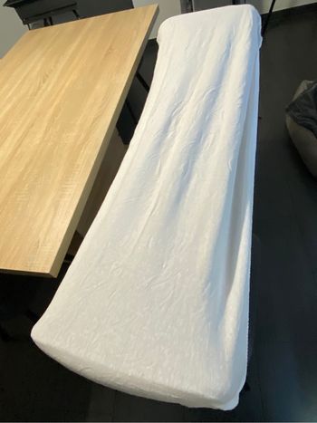 Drap housse blanc 50x120 cm pour un lit enfant en coton, bébé, linge de lit, drap housse, puériculture