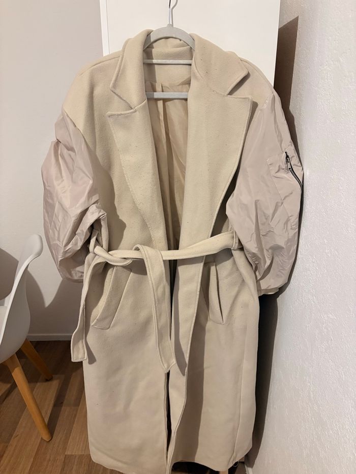 Manteau longue style bombers