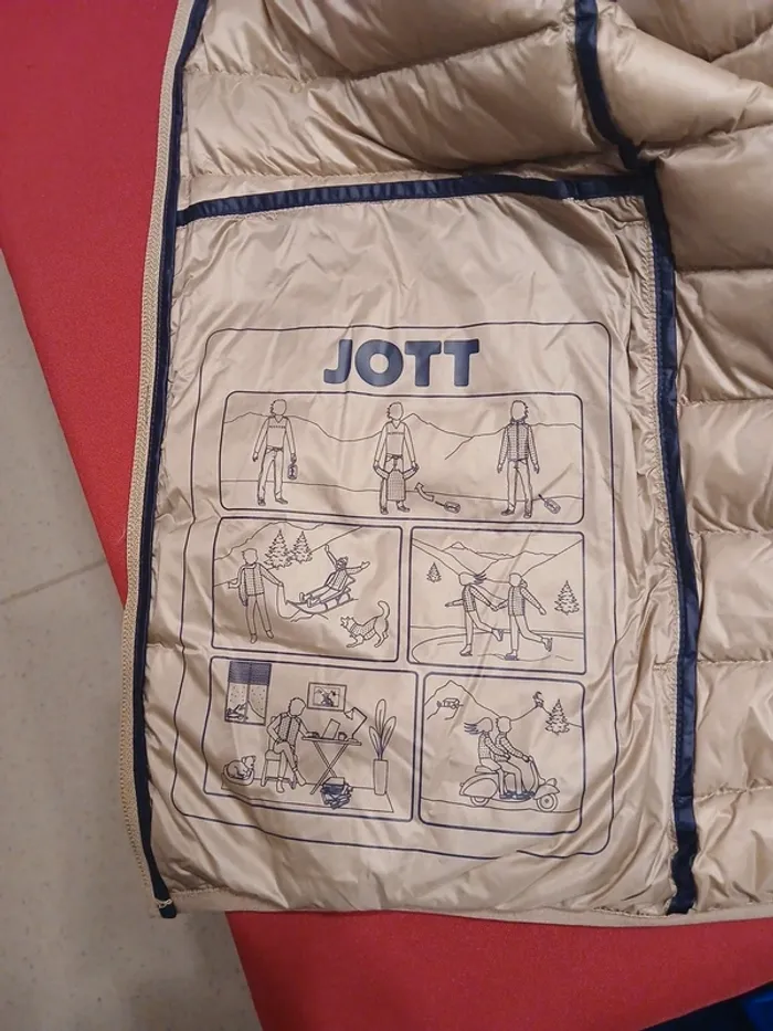 Doudoune Nico - Beige - 5XL - JOTT - photo numéro 4