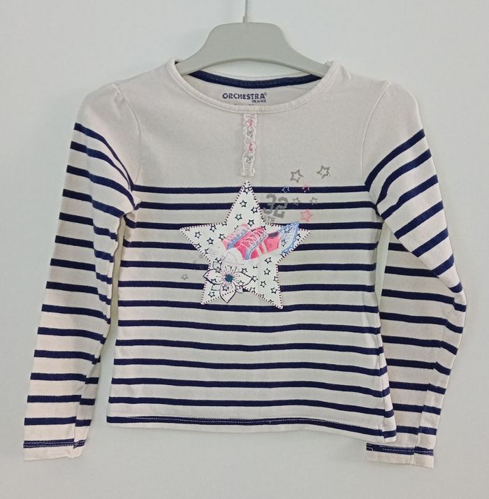 T-shirt manches longues d'hiver Orchestra 3 ans fille
