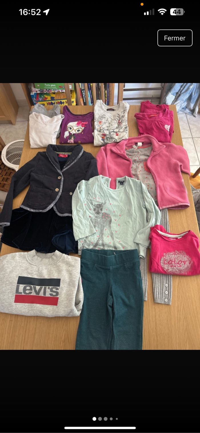 Vêtements filles 4 ans