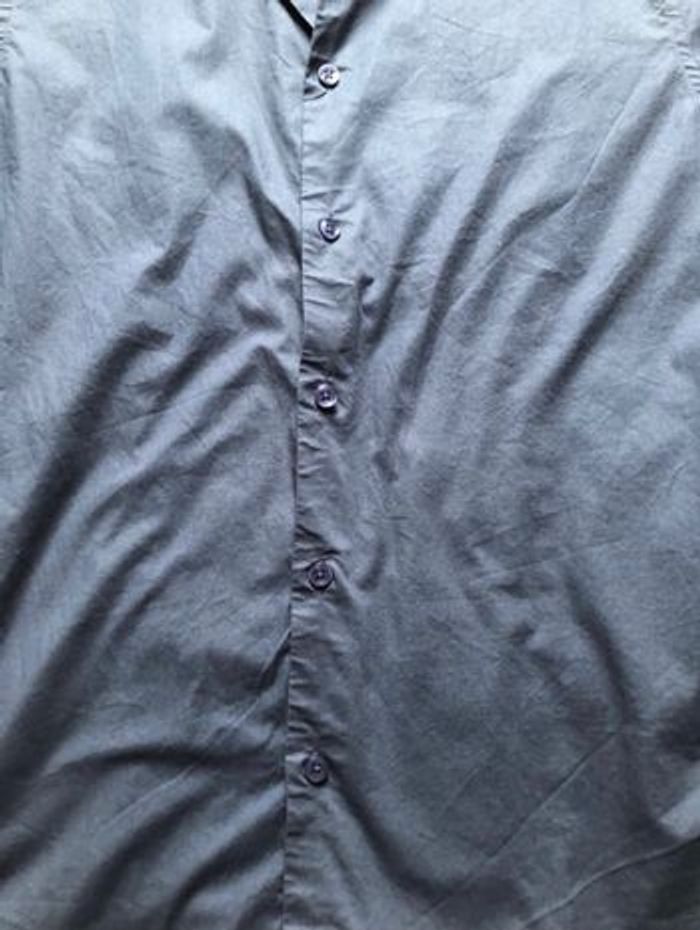 Chemise manches courtes bleu - photo numéro 2