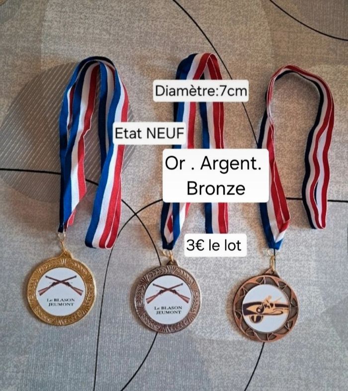 Lot médailles sportives - photo numéro 2