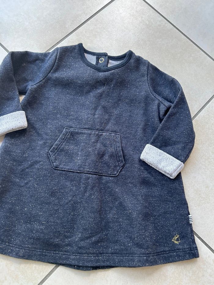 Robe pailleté petit bateau 12 mois - photo numéro 2