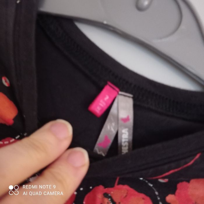 Robe noire coquelicots 2/3ans - photo numéro 4