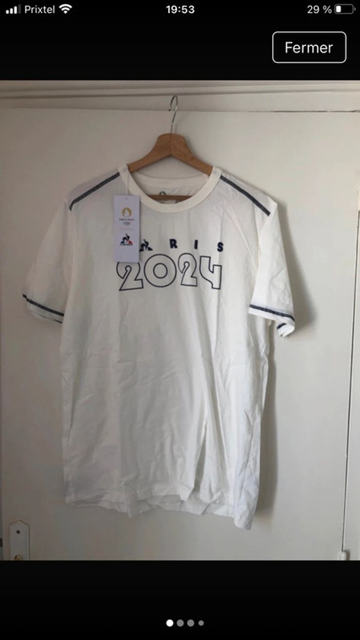 Lot de 4 t-shirt france olympique 2024 Lecoq sportif - photo numéro 5