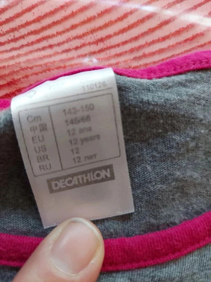 Tee shirt sport 12ans décathlon - photo numéro 4