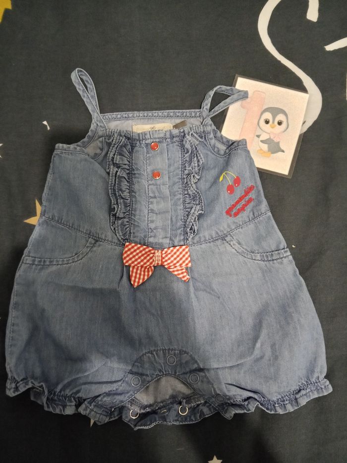 Salopette short _ 1 mois